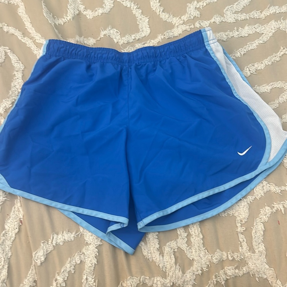 Blue Nike dry fit shorts